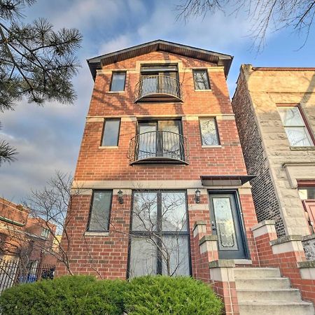 Chicago Condo With Balcony Walk To Cta Stations! Exterior photo