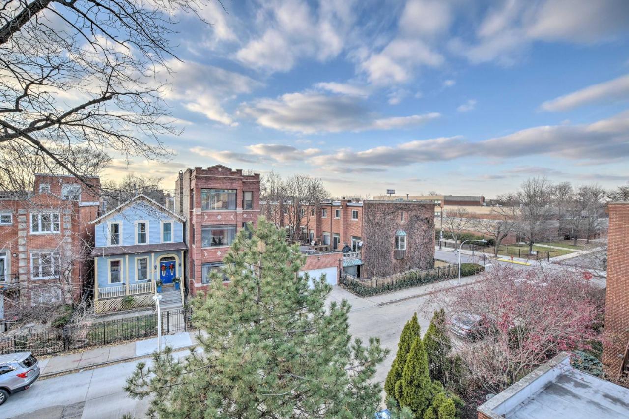 Chicago Condo With Balcony Walk To Cta Stations! Exterior photo