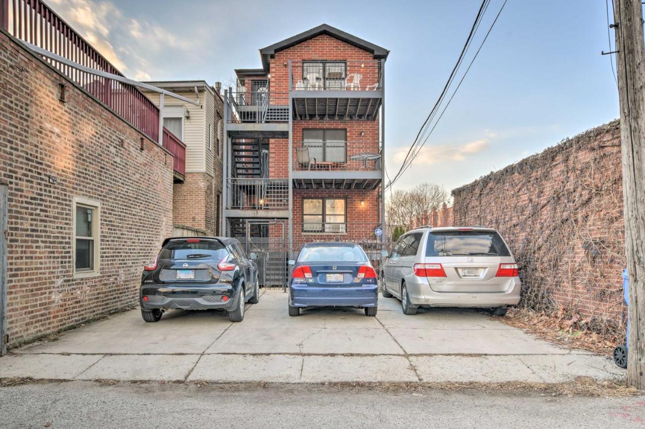 Chicago Condo With Balcony Walk To Cta Stations! Exterior photo