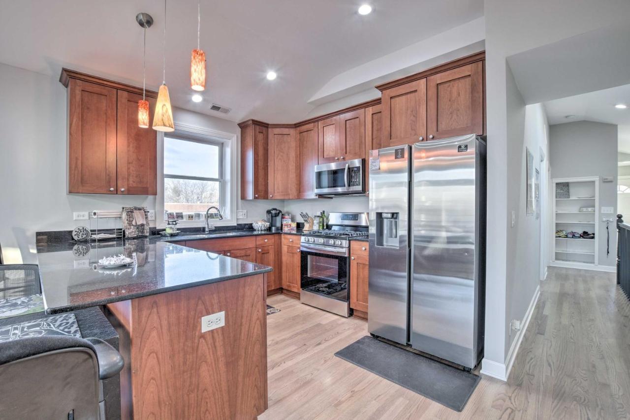 Chicago Condo With Balcony Walk To Cta Stations! Exterior photo