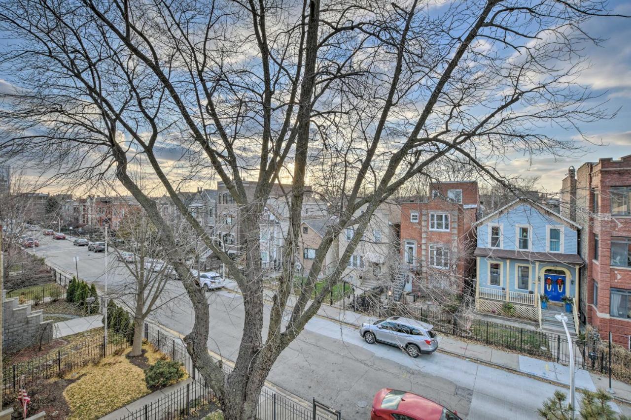 Chicago Condo With Balcony Walk To Cta Stations! Exterior photo